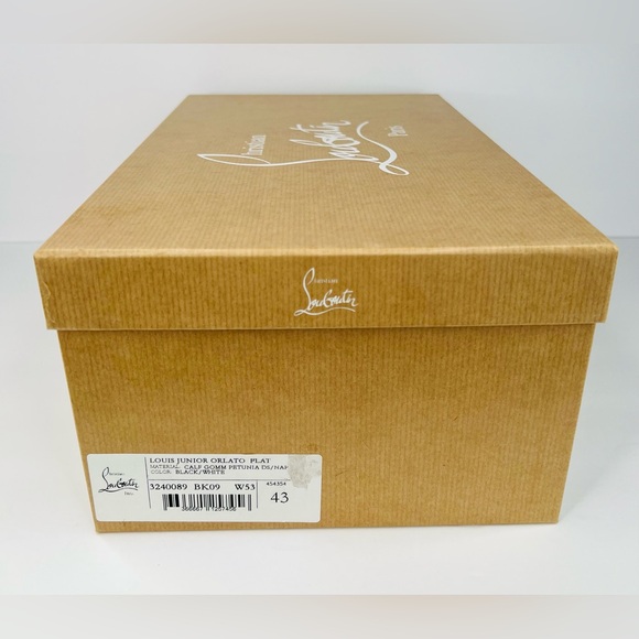 CHRISTIAN LOUBOUTIN Louis Junior Orlato Flat Petunia Men Sneakers EU 43 - US 10 - Picture 2 of 12